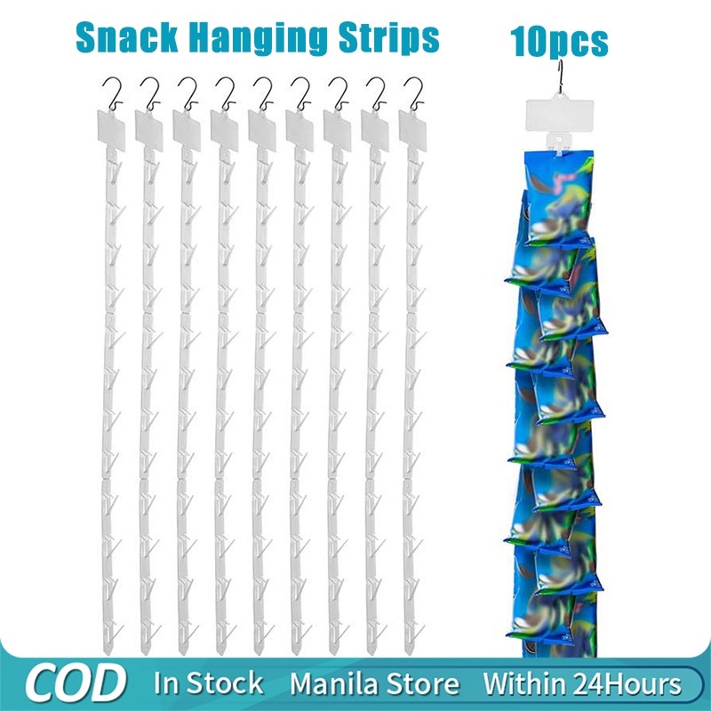 Food Storage Types - 10 шт. пластиковые прозрачные подвесные полоски