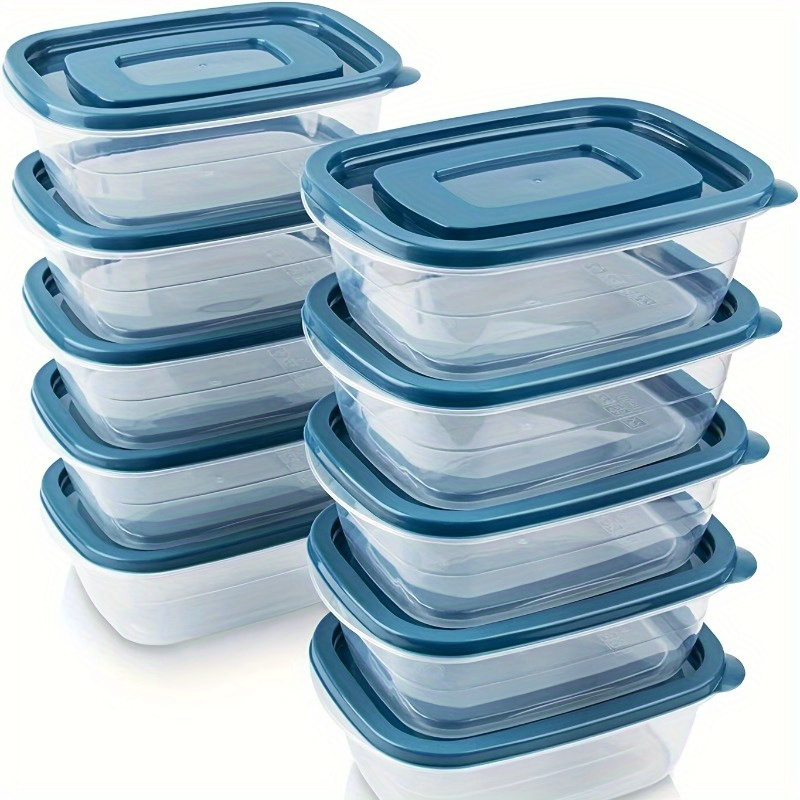 Food Storage Jar Set - Набор из 6 прозрачных штабелируемых пластиковых