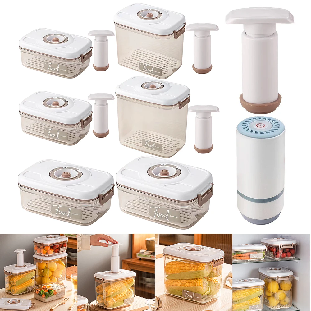 Food Storage Vacuum Pump - Вакуумный ящик для хранения продуктов Вакуумный