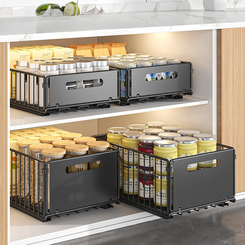 Food Storage Without Pantry - Выдвижная корзина для хранения в кухонном