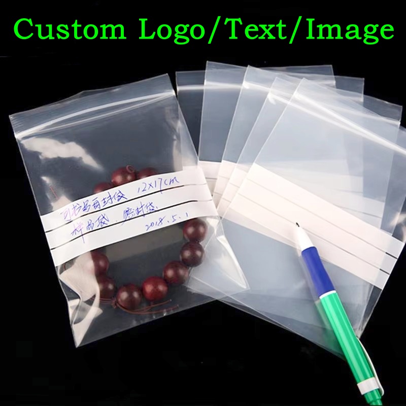 Food Storage No Plastic - 200 шт. прозрачных пластиковых пакетов PE