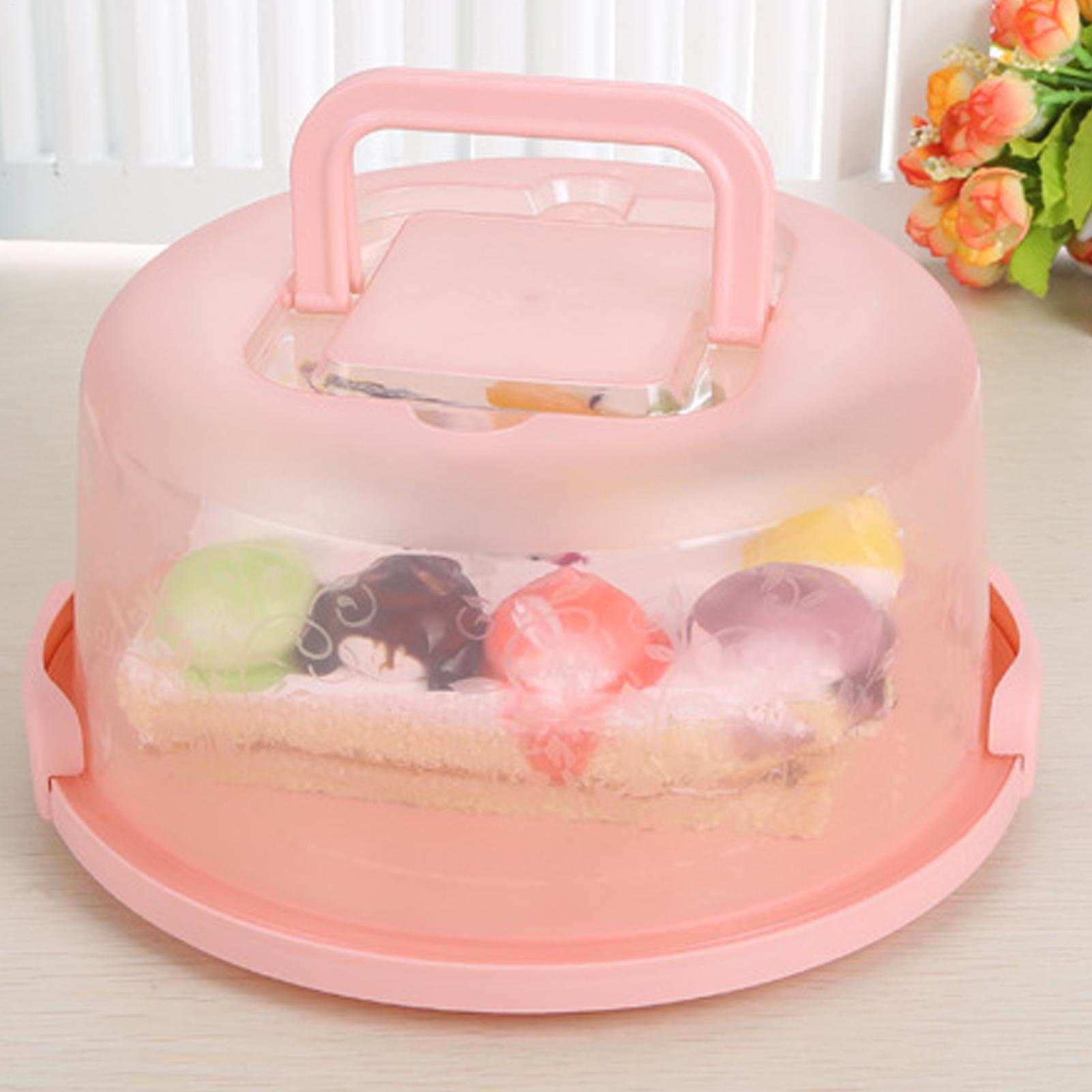 Food Storage No Plastic - Портативный контейнер для тортов, многоразовый, герметичный,