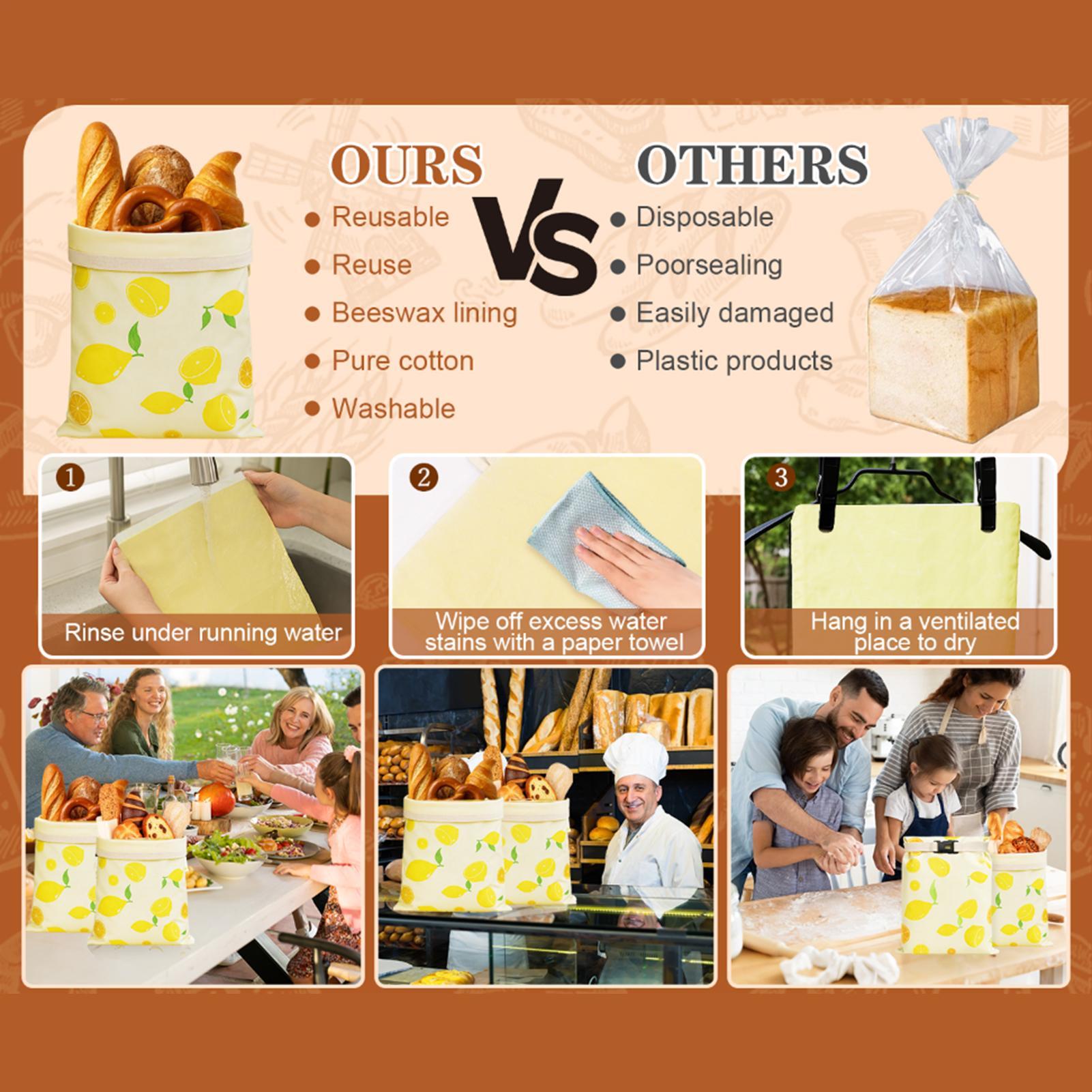 Food Storage Freezer - Пакеты для хлеба, многоразовые многоразовые пакеты