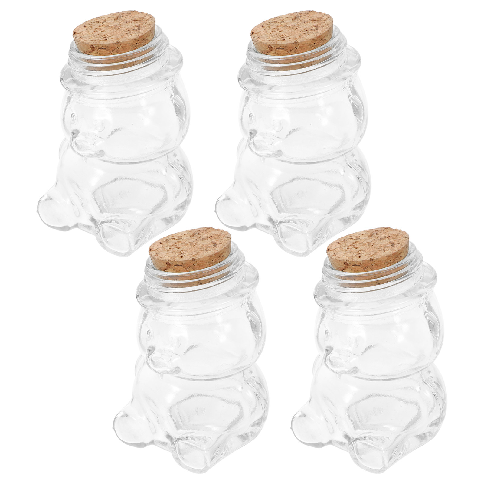 Food Storage Jar Set - Набор из 4 стеклянных банок для