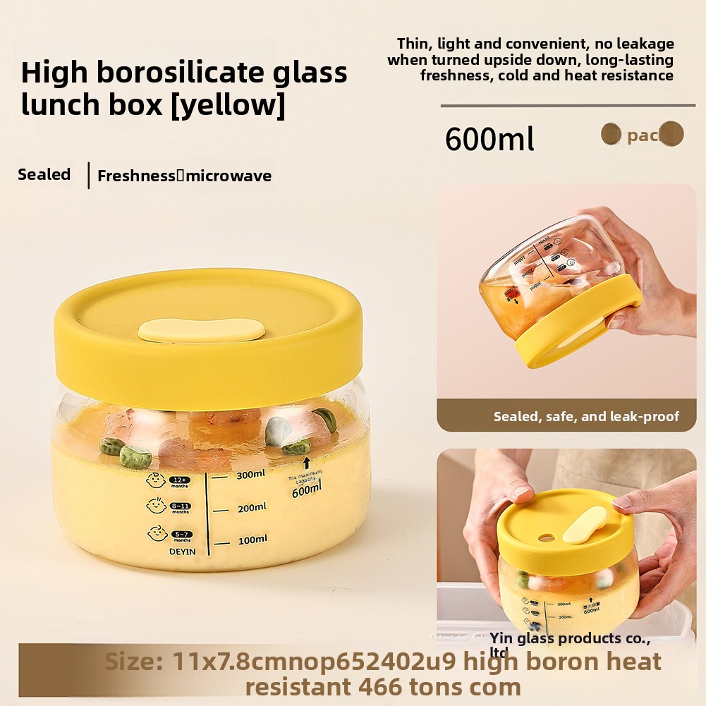 Food Storage Warehouse - Стеклянный контейнер для хранения продуктов, герметичная