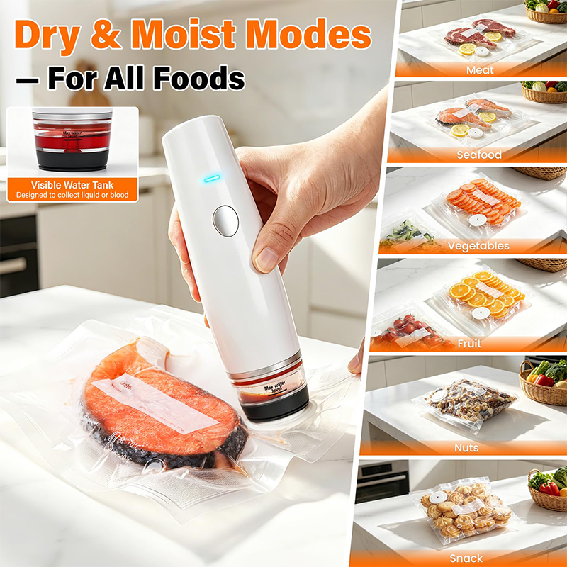 Перезаряжаемый портативный руч – обзор и цена Food Storage Vacuum Pump