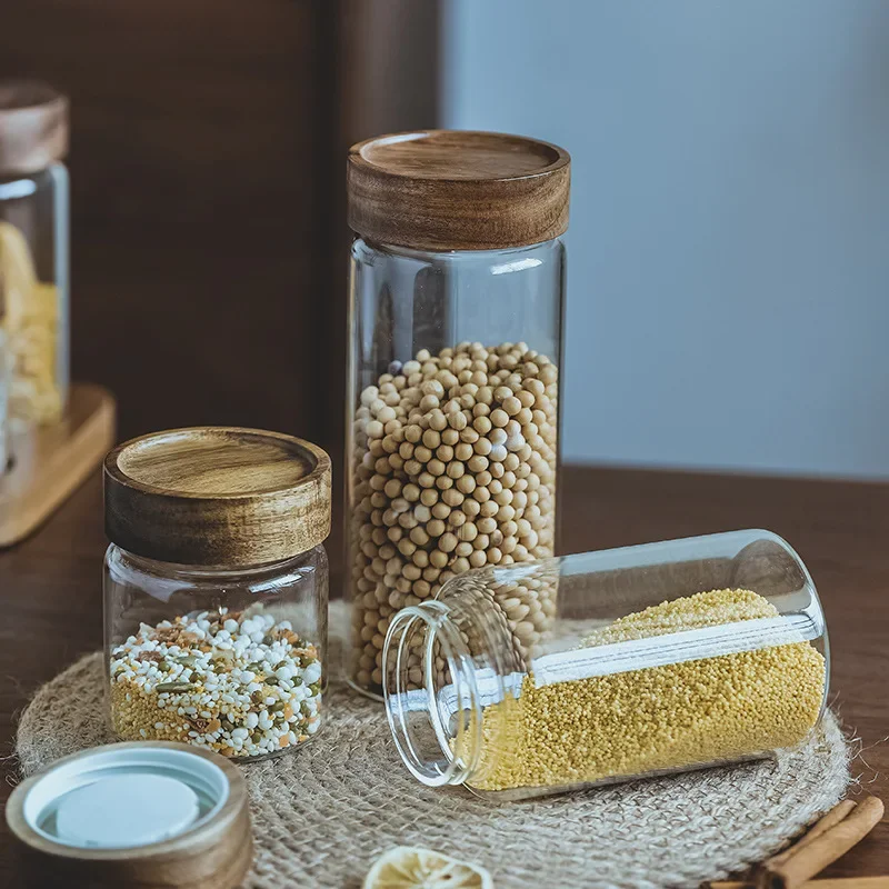 Деревянная крышка Orgnizer гер – обзор и цена Food Storage Jar Set