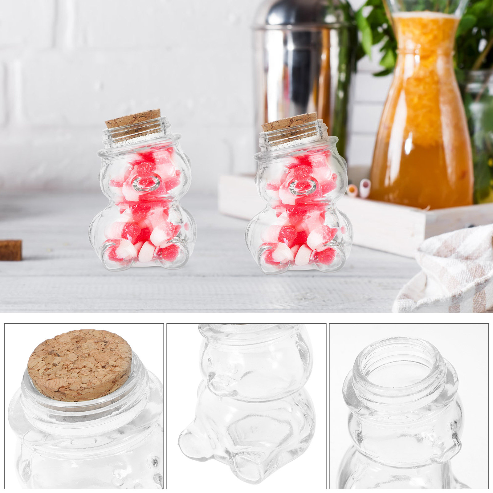 Набор из 4 стеклянных банок дл – обзор и цена Food Storage Jar Set