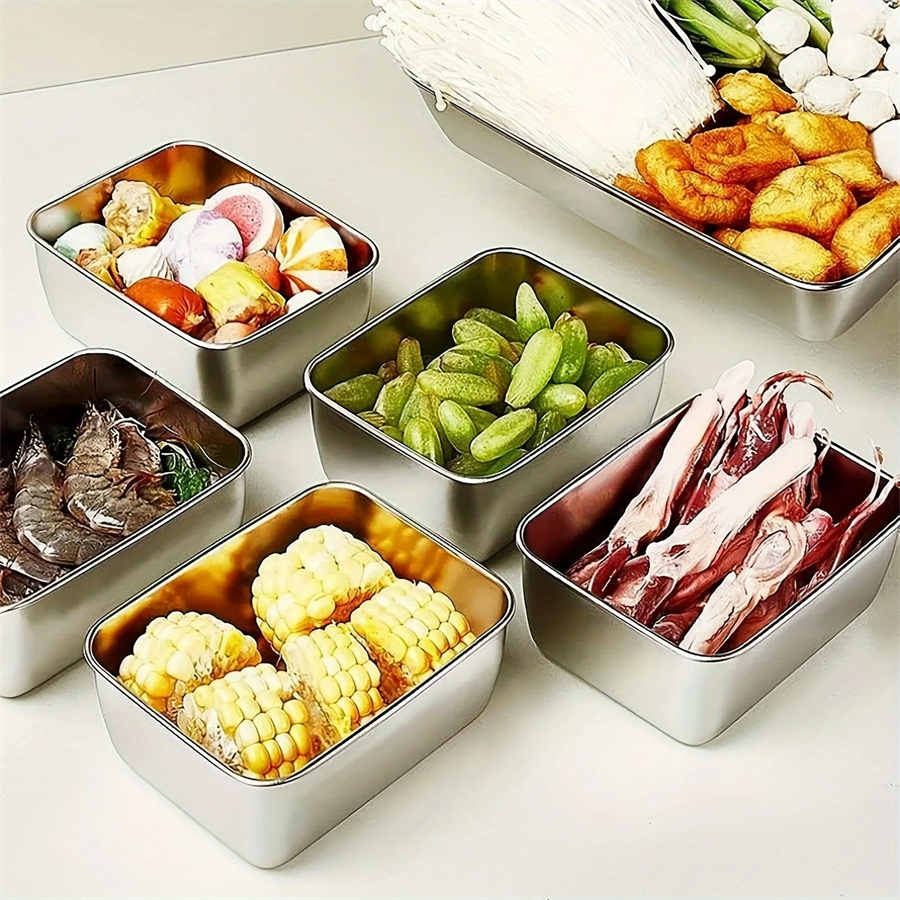 1/3/5 шт., коробка для хранени – обзор и цена Food Storage Square Containers